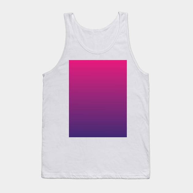 Magenta Pink to Dark Purple Ombre Fade Sunset Gradient Tank Top by squeakyricardo